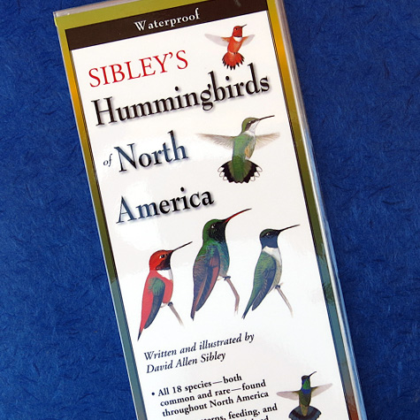 Bird Books - Sibley's Hummingbirds of North America Folding Guide from the Fat Finch