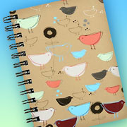 The Fat Finch Boutique for Bird Lovers | Bird Journal Notebook 