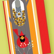 The Fat Finch Boutique for Bird Lovers | Cavallini and Company Peacock Bird Journal 