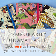 The Fat Finch Boutique for Bird Lovers | Vintage Bird Print Pocket Journals 