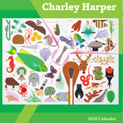 Charley Harper 2016 Wall Calendar from the Fat Finch Boutique for Bird Lovers