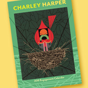 2016 Charley Harper Engagement Calendar from the Fat Finch Boutique for Bird Lovers