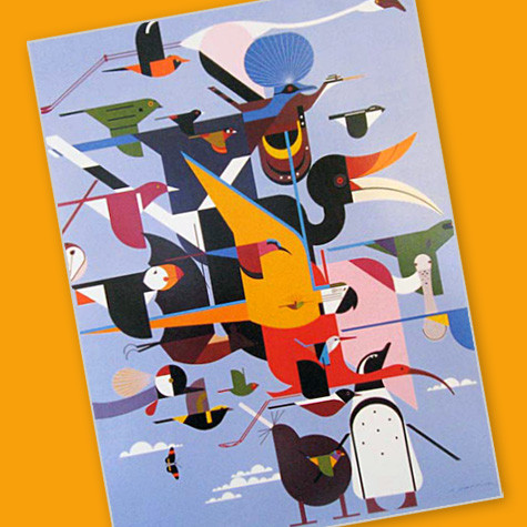 The Fat Finch Boutique for Bird Lovers | Charley Harper Cards 