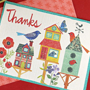 Songbirds in Hats Coasters from The Fat Finch Boutique for Bird Lovers