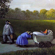 Michael Sowa Bird Notecard | Fat Finch Boutique for Bird Lovers