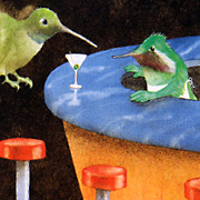 The Fat Finch Boutique for Bird Lovers | Will Bullas Notecard, Hum a Few Bars