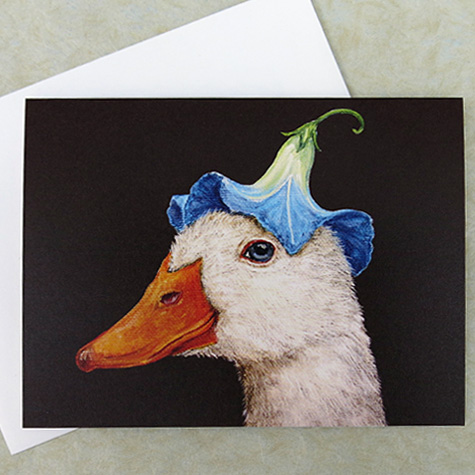 The Fat Finch Boutique for Bird Lovers | Vicki Sawyer Mother Duck Mother's Day Greeting Card