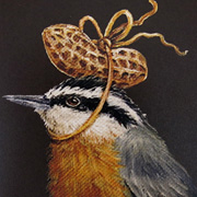 Vicki Sawyer Sheep with Nests Notecard from The Fat Finch Boutique for Bird Lovers
