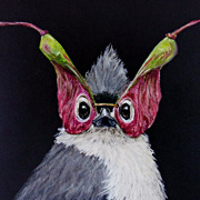 Vicki Sawyer Titmouse Birthday Notecard from The Fat Finch Boutique for Bird Lovers