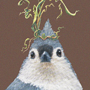 Vicki Sawyer Cardinals Notecard from The Fat Finch Boutique for Bird Lovers