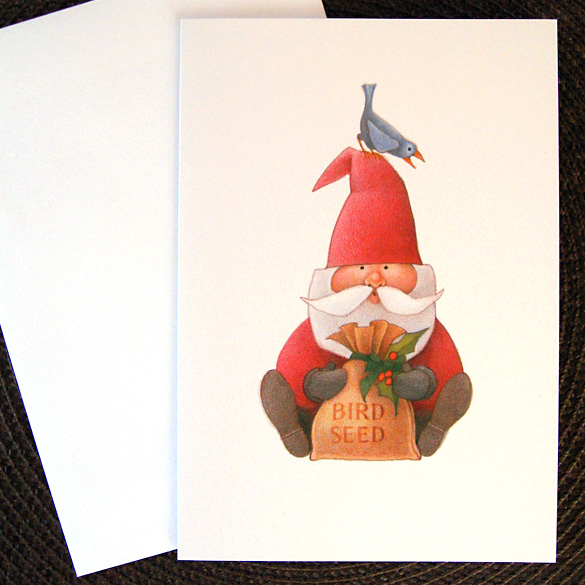 The Fat Finch Boutique for Bird Lovers | Linnea Designs Holiday Greeting Cards