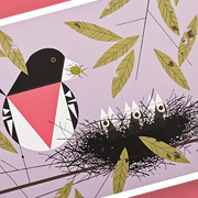 Charley Harper Rosebreasted Grosbeak Thank You Notecards | Fat Finch Boutique for Bird Lovers