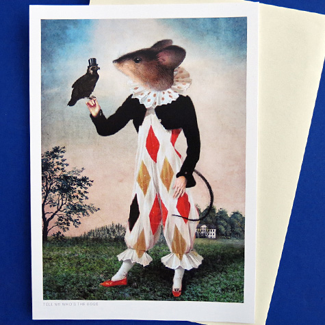 Tell Me Who’s the Boss Notecard by Catrin Welz-Stein from The Fat Finch Boutique for Bird Lovers
