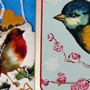 The Fat Finch Boutique for Bird Lovers | Cavallini and Company Glitter Bird Gift Tags