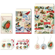 The Fat Finch Boutique for Bird Lovers | Assorted Birds Holiday Gift Tags by Cavallini & Co.