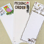 Magnetic List Pads from The Fat Finch Boutique for Bird Lovers