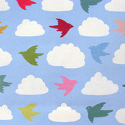 Birds + Clouds Gift Wrap by Sukie from The Fat Finch Boutique for Bird Lovers