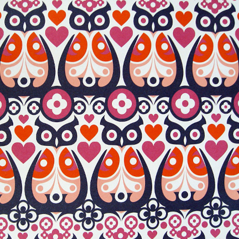 The Fat Finch Boutique for Bird Lovers | Owls Gift Wrap 