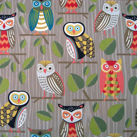 The Fat Finch Boutique for Bird Lovers | Owls Gift Wrapping Paper