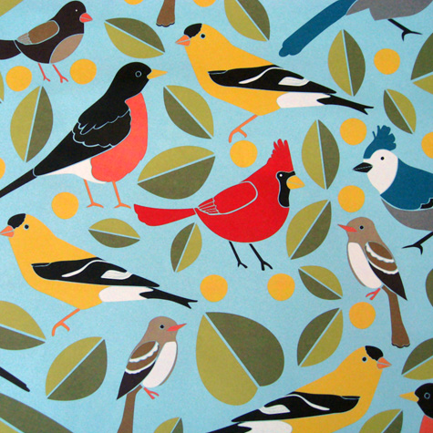 The Fat Finch Boutique for Bird Lovers | Birds Gift Wrapping Paper