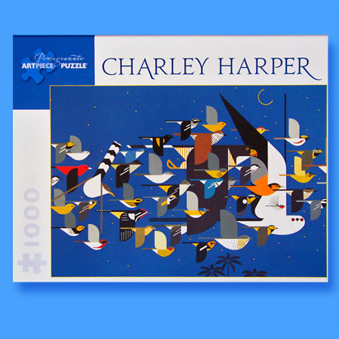 The Fat Finch Boutique for Bird Lovers | Charley Harper Missing Migrants Bird Jigsaw Puzzle 