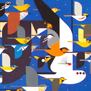 The Fat Finch Boutique for Bird Lovers | Charley Harper Missing Migrants Bird Jigsaw Puzzle