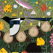 The Fat Finch Boutique for Bird Lovers | Charley Harper Rocky Mountains Bird Block Puzzle