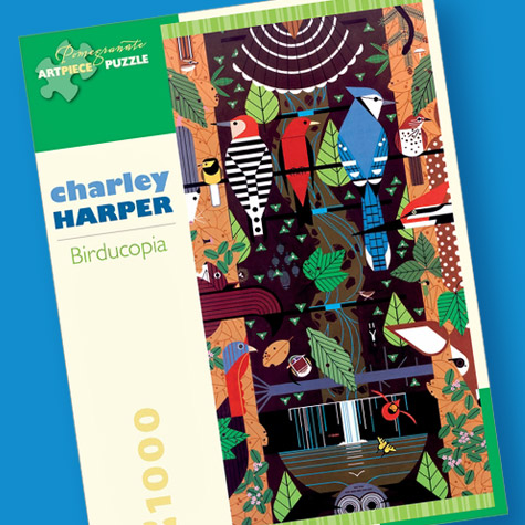 The Fat Finch Boutique for Bird Lovers | Charley Harper Birducopia Jigsaw Puzzle