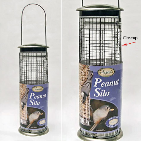The Fat Finch Boutique for Bird Lovers | Peanut Silo Bird Feeder