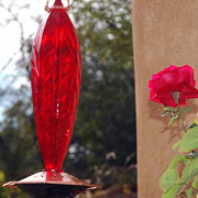 Schrodt Crystal Spiral Hummingbird Feeder