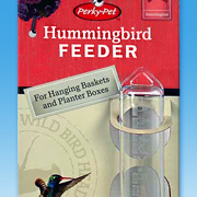 Perky Pet Hummingbird Feeder — Mini Hanging Feeder— 