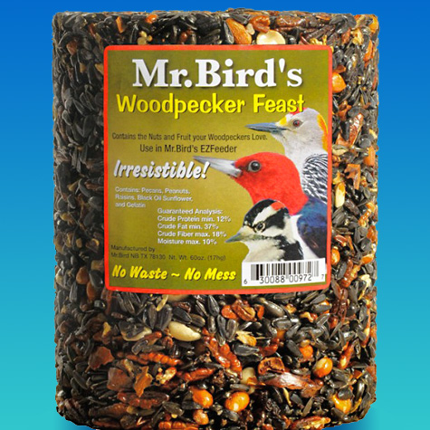 The Fat Finch Boutique for Bird Lovers | Mr. Bird Woodpecker Feast Fruit, Seed and Nut Block 