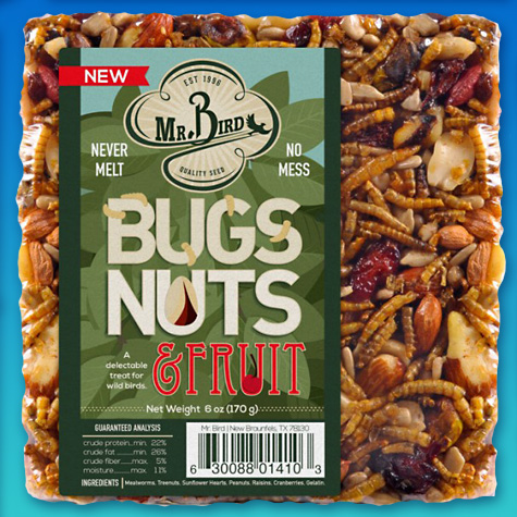 The Fat Finch Boutique for Bird Lovers | Mr. Bird Bugs, Nuts, Seeds and Fruit Bird Food Cake