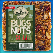 Mr. Birds Bugs, Nuts and Fruit Bird Food Cake from The Fat Finch Boutique for Bird Lovers