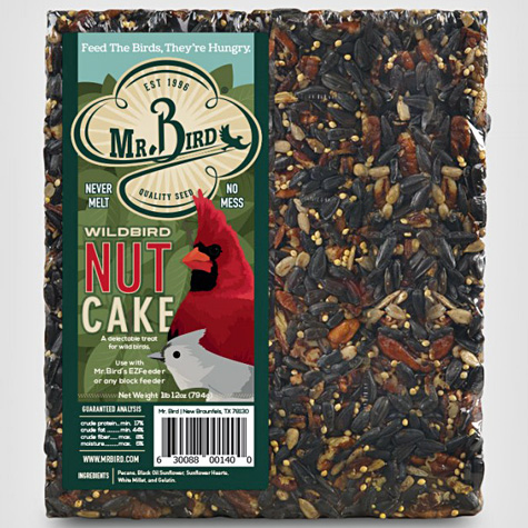 The Fat Finch Boutique for Bird Lovers | Mr. Bird Nut Extra Large Cake Seed Block 