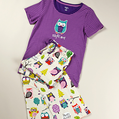 The Fat Finch Boutique for Bird Lovers | Night Owl T-Shirt and Pajama Pants