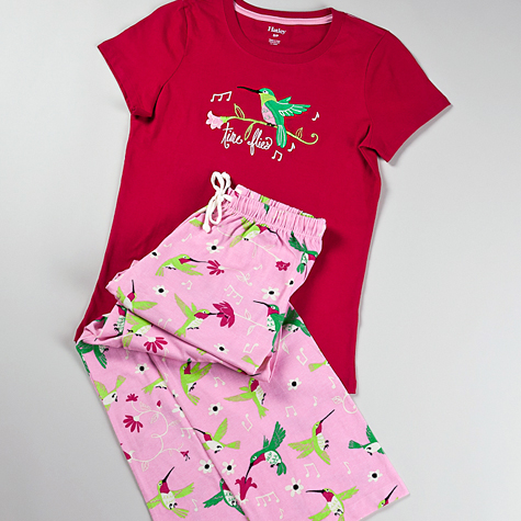 The Fat Finch Boutique for Bird Lovers | Time Flies Hummingbird T-Shirt and Pajama Pants