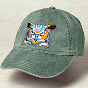 The Fat Finch Boutique for Bird Lovers | Embroidered Goldfinch Baseball Cap