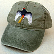 The Fat Finch Boutique for Bird Lovers | Embroidered Turkey Vulture Baseball Cap
