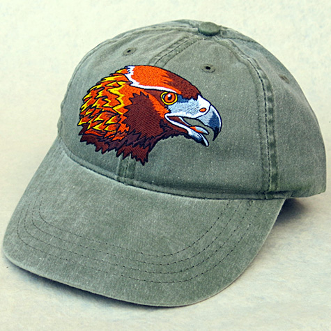 Embroidered Golden Eagle Baseball Cap | The Fat Finch Boutique for Bird Lovers