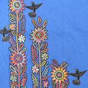 The Fat Finch Boutique for Bird Lovers | Sabaku Teal Hummingbird t-shirt