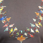 The Fat Finch Boutique for Bird Lovers | Sabaku Bird Necklace t-shirt