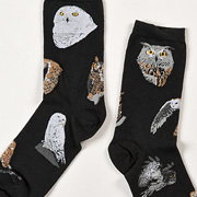The Fat Finch Boutique for Bird Lovers | Owl Socks by Wheel House Designs