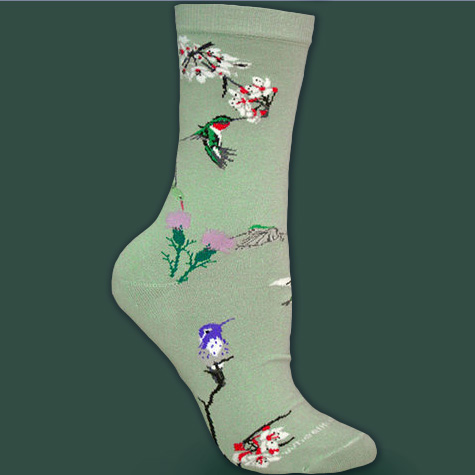 The Fat Finch Boutique for Bird Lovers | Hummingbird Socks by Wheel House Designs