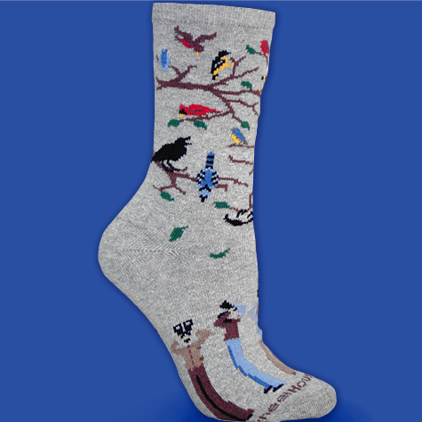 The Fat Finch Boutique for Bird Lovers | Birdwatcher Socks by Wheel House Designs