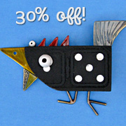 The Fat Finch Boutique for Bird Lovers | Bird Jewelry | Chickenscratch Pin