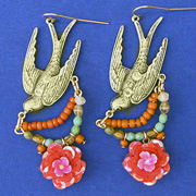 The Fat Finch Boutique for Bird Lovers | Bird Jewelry | Elements Earrings