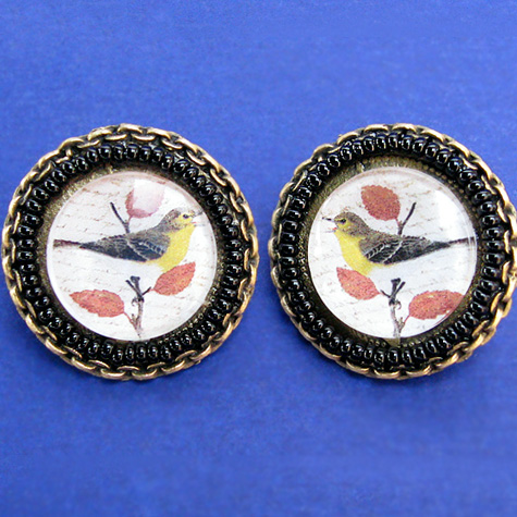 The Fat Finch Boutique for Bird Lovers | Elements Songbird Earrings