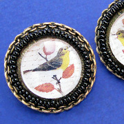 The Fat Finch Boutique for Bird Lovers | Bird Jewelry | Elements Earrings