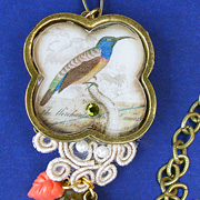 The Fat Finch Boutique for Bird Lovers | Bird Jewelry | Elements Pin or Necklace
